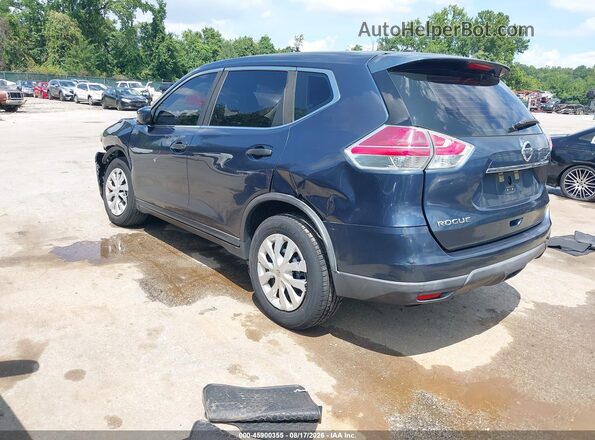 KNMAT2MT3GP692462 2016 NISSAN ROGUE Серый Задняя левая четверть