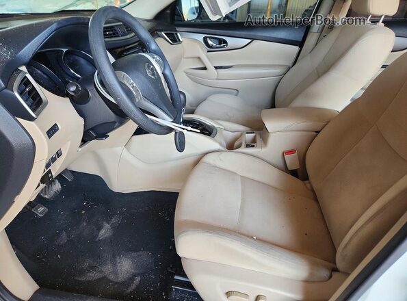 KNMAT2MT3GP717893 2016 NISSAN ROGUE White წინა სალონის ხედი