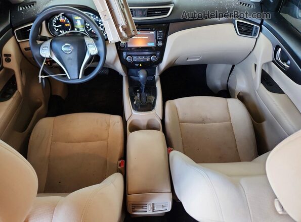 KNMAT2MT3GP717893 2016 NISSAN ROGUE White წინა პანელის ხედი