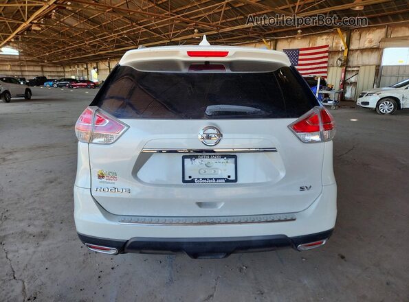 KNMAT2MT3GP717893 2016 NISSAN ROGUE White უკანა ხედი