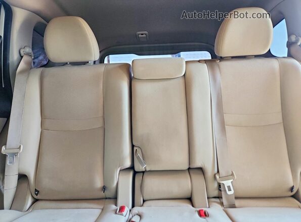 KNMAT2MT3GP717893 2016 NISSAN ROGUE White უკანა სავარძლების ხედი
