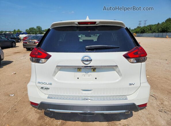 KNMAT2MT3HP510471 2017 NISSAN ROGUE White Вид ззаду
