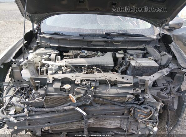 KNMAT2MT3HP534365 2017 NISSAN ROGUE Серый Вид сзади
