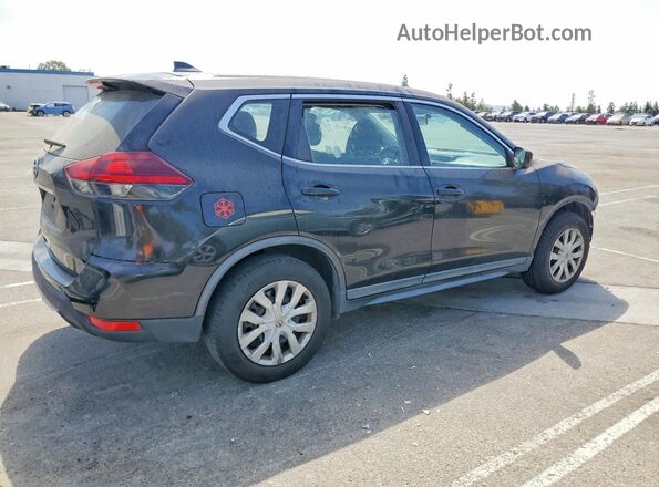 KNMAT2MT3HP564739 2017 NISSAN ROGUE Black Tył prawy