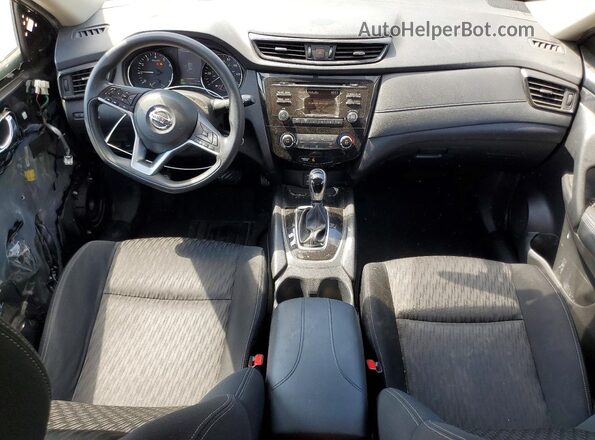 KNMAT2MT3HP564739 2017 NISSAN ROGUE Black Widok deski rozdzielczej