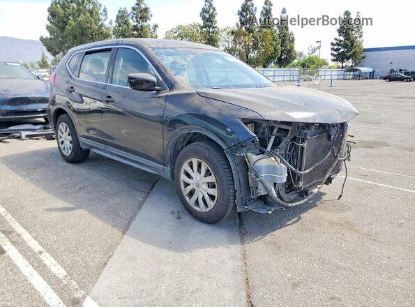 KNMAT2MT3HP564739 2017 NISSAN ROGUE Black Przód prawy