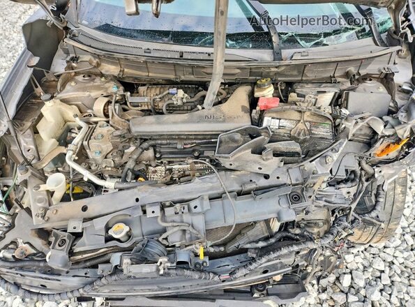 KNMAT2MT3JP504630 2018 NISSAN ROGUE Серый Вид подкапотного пространства
