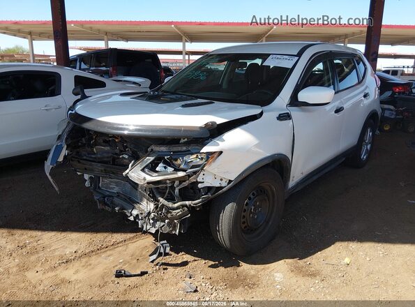 KNMAT2MT3JP538986 2018 NISSAN ROGUE Белый Передняя левая четверть