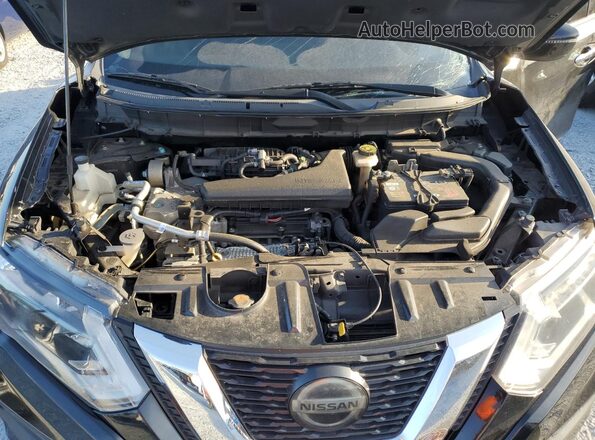 KNMAT2MT3JP546215 2018 NISSAN ROGUE Black ძრავის განყოფილების ხედი