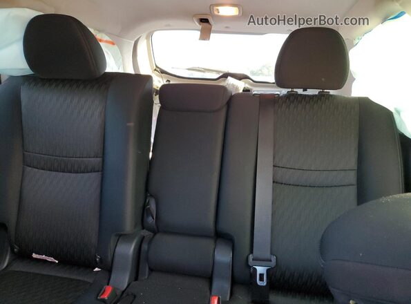 KNMAT2MT3JP546215 2018 NISSAN ROGUE Black უკანა სავარძლების ხედი