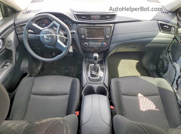 KNMAT2MT3JP556131 2018 NISSAN ROGUE Silver წინა პანელის ხედი