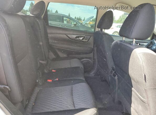 KNMAT2MT3JP556131 2018 NISSAN ROGUE Silver უკანა სალონის ხედი