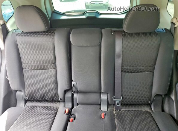 KNMAT2MT3JP556131 2018 NISSAN ROGUE Silver უკანა სავარძლების ხედი