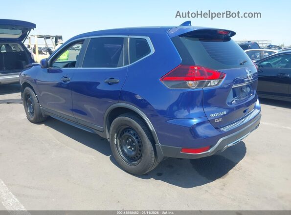 KNMAT2MT3JP622998 2018 NISSAN ROGUE Blue უკანა მარცხენა