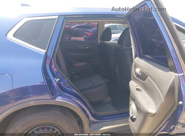 KNMAT2MT3JP622998 2018 NISSAN ROGUE Blue VIN კოდის სტიკერის ხედი