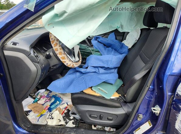 KNMAT2MT3KP538116 2019 NISSAN ROGUE Blue წინა სალონის ხედი