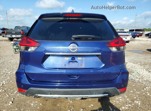 KNMAT2MT3LP501472 2020 NISSAN ROGUE Blue Rear view