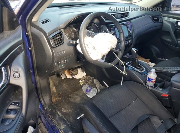 KNMAT2MT3LP501472 2020 NISSAN ROGUE Blue Dashboard view