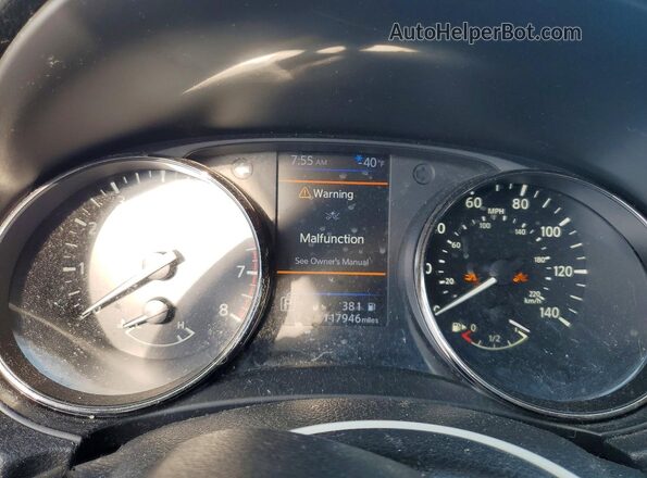 KNMAT2MT3LP501472 2020 NISSAN ROGUE Blue Instrument cluster view