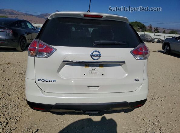 KNMAT2MT4GP601599 2016 NISSAN ROGUE White Vista trasera