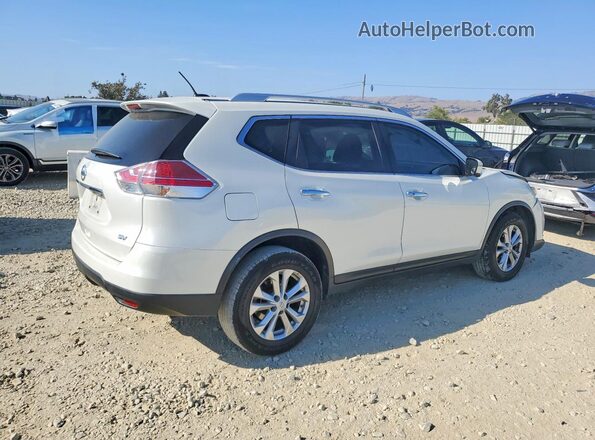 KNMAT2MT4GP601599 2016 NISSAN ROGUE White Trasero derecho