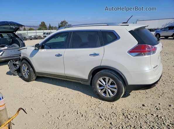 KNMAT2MT4GP601599 2016 NISSAN ROGUE White Trasero izquierdo