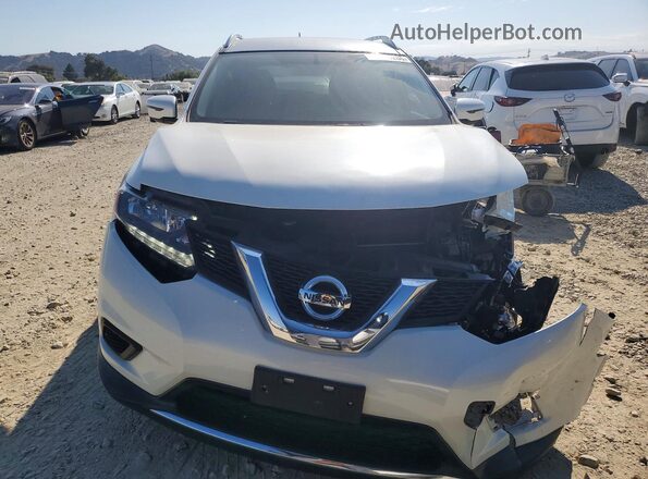 KNMAT2MT4GP601599 2016 NISSAN ROGUE White Vista frontal