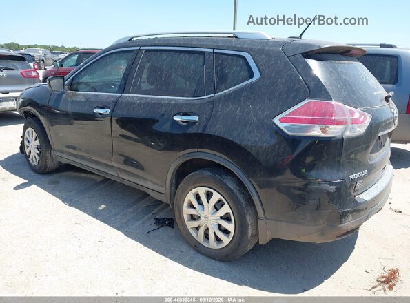 KNMAT2MT4GP637356 2016 NISSAN ROGUE Black Rear left