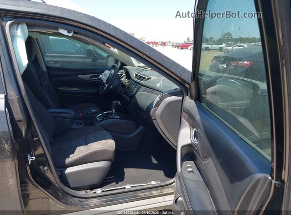 KNMAT2MT4GP637356 2016 NISSAN ROGUE Black Front interior view