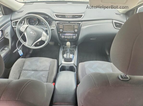 KNMAT2MT4GP651340 2016 NISSAN ROGUE Charcoal Dashboard view