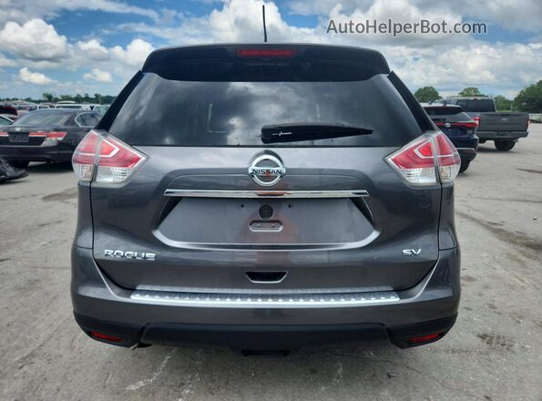 KNMAT2MT4GP651340 2016 NISSAN ROGUE Charcoal Rear view