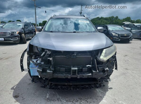 KNMAT2MT4GP651340 2016 NISSAN ROGUE Charcoal Front view