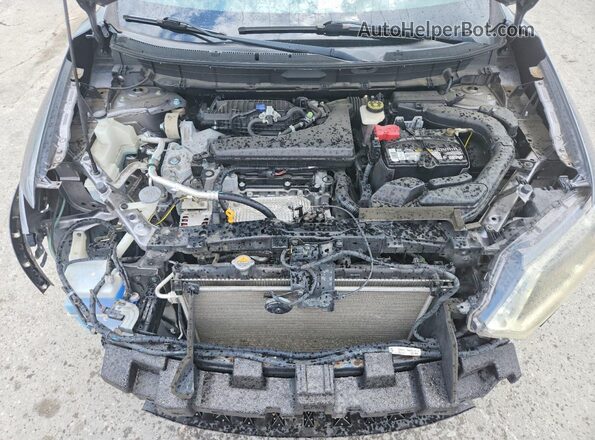 KNMAT2MT4GP651340 2016 NISSAN ROGUE Charcoal Engine compartment view