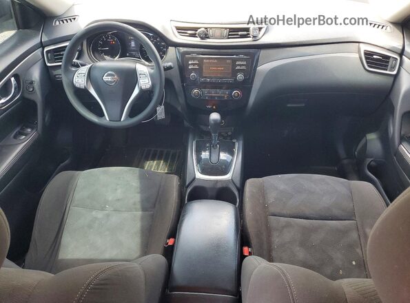 KNMAT2MT4GP655811 2016 NISSAN ROGUE White Widok deski rozdzielczej