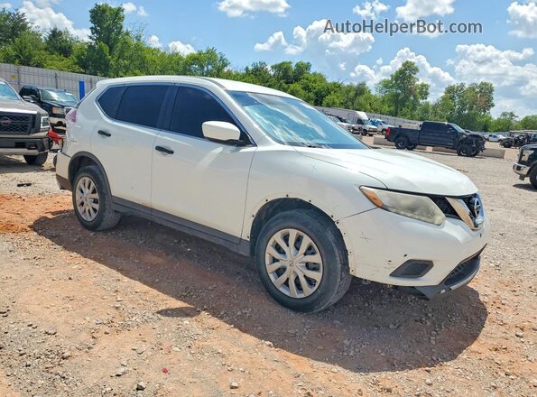 KNMAT2MT4GP655811 2016 NISSAN ROGUE White Przód prawy