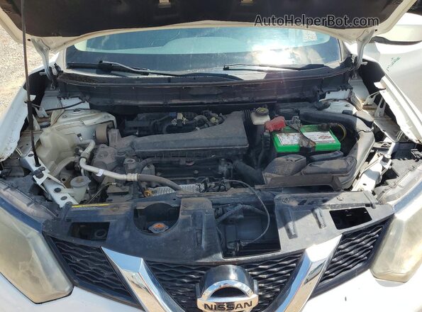 KNMAT2MT4GP655811 2016 NISSAN ROGUE White Widok komory silnika