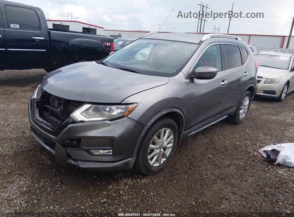 KNMAT2MT4HP572932 2017 NISSAN ROGUE Gray Przód lewy