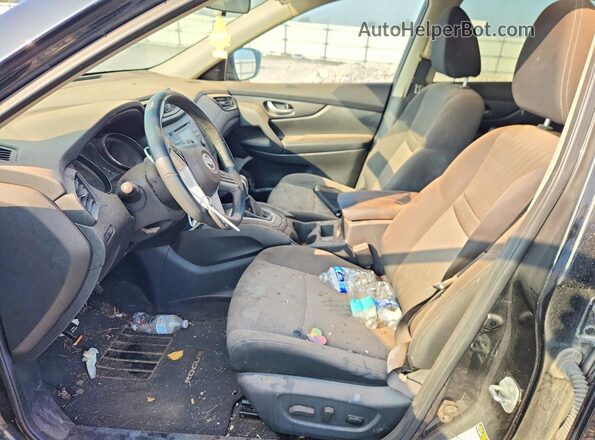 KNMAT2MT4HP590136 2017 NISSAN ROGUE Black Սալոնի դիմացի տեսք