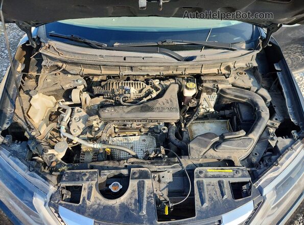 KNMAT2MT4HP590136 2017 NISSAN ROGUE Black Շարժիչի բաժամունքի տեսք