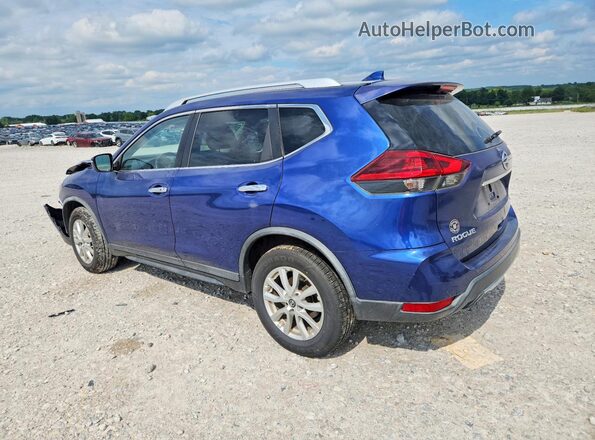 KNMAT2MT4JP507794 2018 NISSAN ROGUE Синий Задняя левая четверть