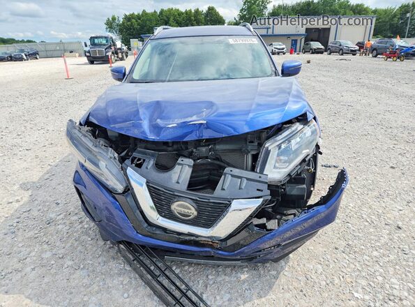 KNMAT2MT4JP507794 2018 NISSAN ROGUE Синий Вид спереди