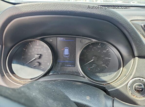 KNMAT2MT4JP507794 2018 NISSAN ROGUE Синий Вид щитка приборов