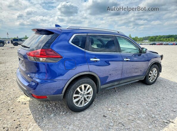 KNMAT2MT4JP507794 2018 NISSAN ROGUE Синий Задняя правая четверть