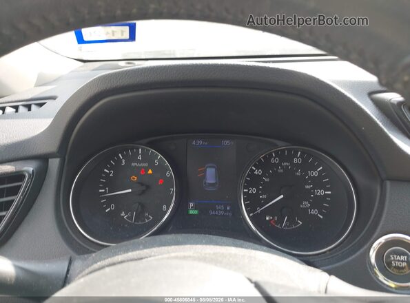 KNMAT2MT4JP519587 2018 NISSAN ROGUE Gray უკანა სავარძლების ხედი