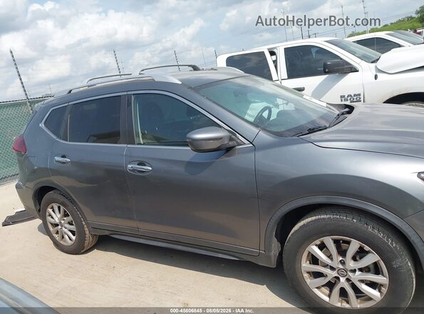 KNMAT2MT4JP519587 2018 NISSAN ROGUE Gray უკანა სალონის ხედი