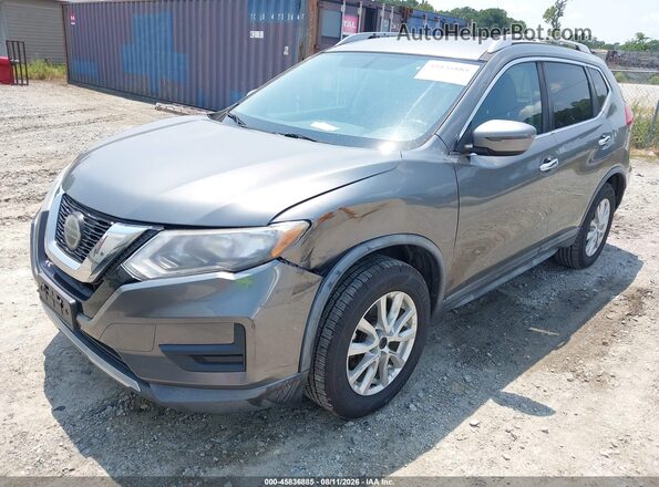 KNMAT2MT4JP523557 2018 NISSAN ROGUE Gray Przód lewy