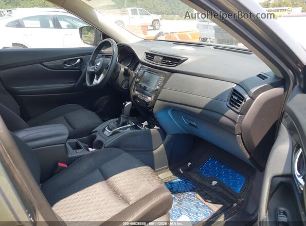 KNMAT2MT4JP523557 2018 NISSAN ROGUE Gray Widok wnętrza z przodu