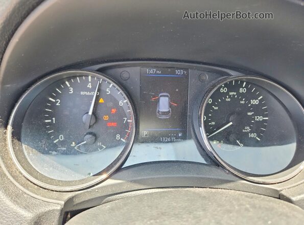 KNMAT2MT4JP536793 2018 NISSAN ROGUE Silver Սարքավորումների վահանակի տեսք