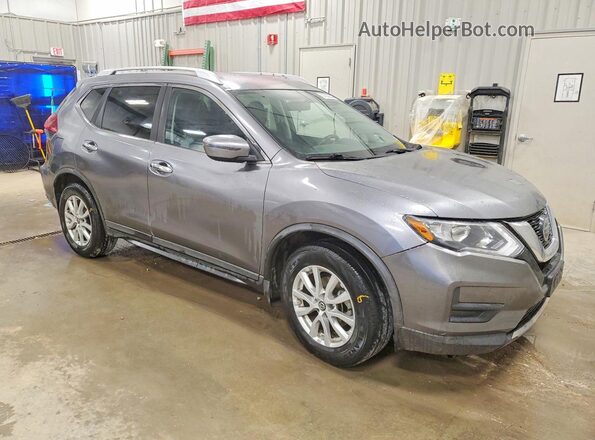 KNMAT2MT4JP596220 2018 NISSAN ROGUE Gray Front right