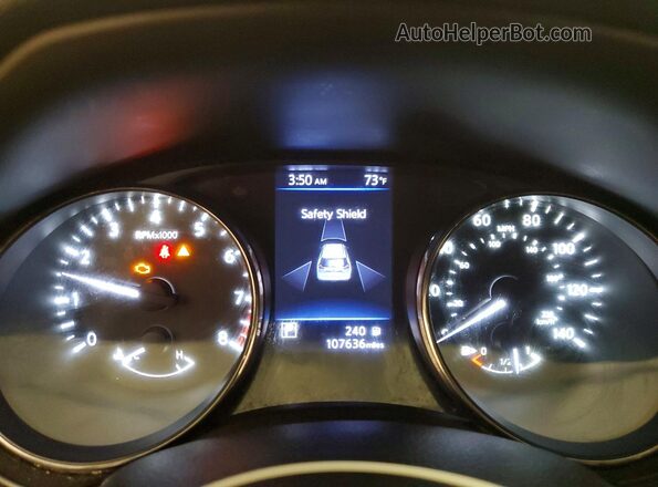 KNMAT2MT4JP596220 2018 NISSAN ROGUE Gray Instrument cluster view
